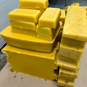 Murray's Honey sells wax in blocks of varying sizes. We also offer wax rendering services.